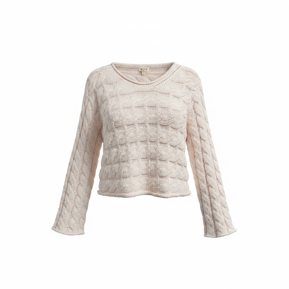 POL Oversized Cable Knit Sweater